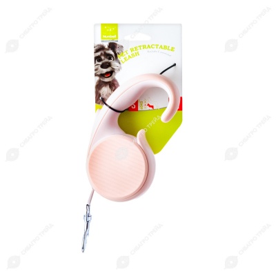 Поводок-рулетка для животных l=3 м до 15 кг, микс, NUNBELL