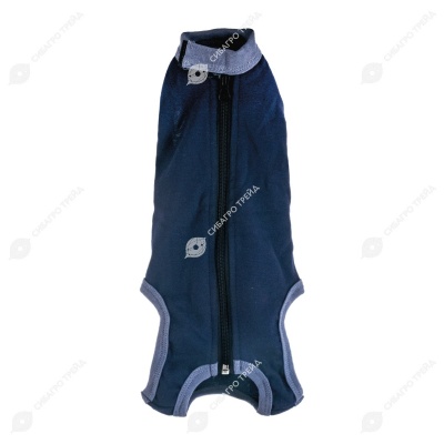 Попона трикотажная на молнии ПРЕМЬЕР №2 для кошек, размер XL, ZОО текстиль