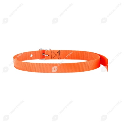 Ошейник №20 брезентовый 1-слойный (светоотражающий), ЧК