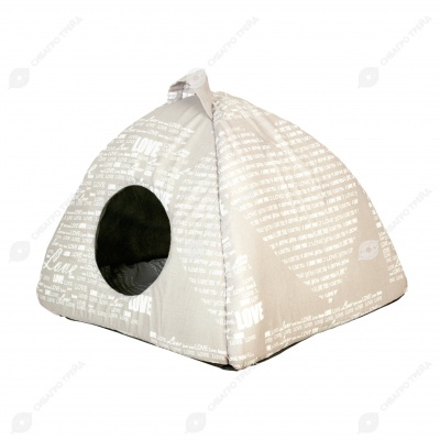 Домик поролоновый ВИГВАМ love (43 * 43 * 43 см), BLACK CAT