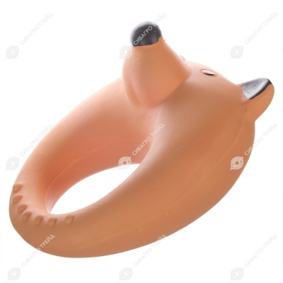 Игрушка ЛАТЕКС ZOO Кольцо-Лиса, 11 см