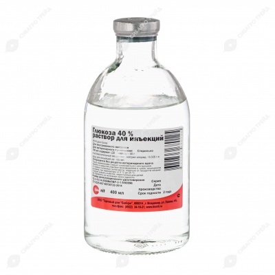 Глюкоза 40%, 400 мл