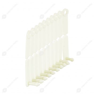 Бирка двойная прямоугольная для мелких животных (собаки, овцы, козы) без номера, 500 шт