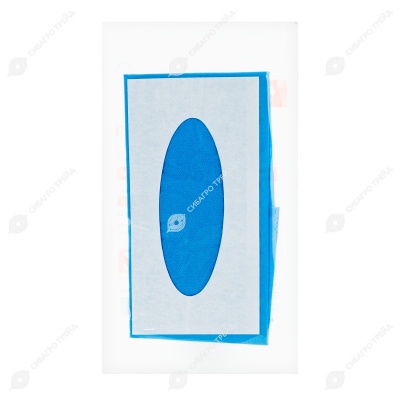 Простыня хирургическая операционная (32 * 44 см) с отверстием (5 * 14 см), 25 шт, NEOTERICA VETPRO