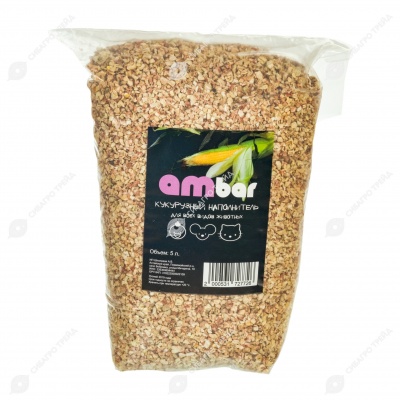 Наполнитель AMBAR кукурузный, 5 л.