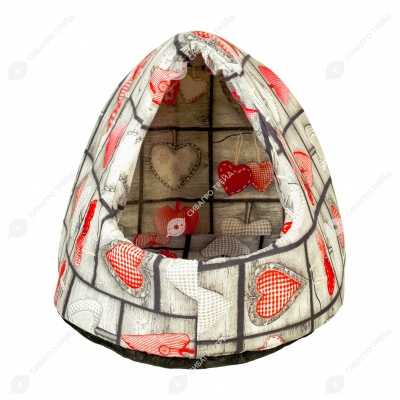Домик поролоновый ЛУКОШКО прованс (36 * 38 * 32 см), BLACK CAT