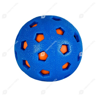 Игрушка-пищалка WOGY Мяч для собак, 7 см