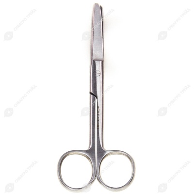 Ножницы тупоконечные прямые, 140 мм