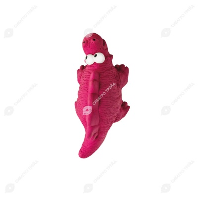 Игрушка-пищалка WOGY Динозавр (16 * 8 * 7 см) для собак, латекс, микс