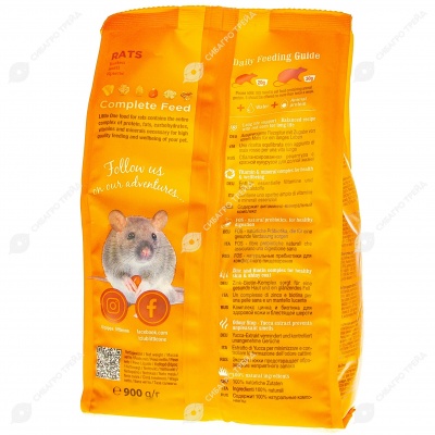 LITTLE ONE корм для крыс, 900 г