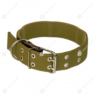 Ошейник №45 брезентовый (ДВОЙНОЙ), ЧК