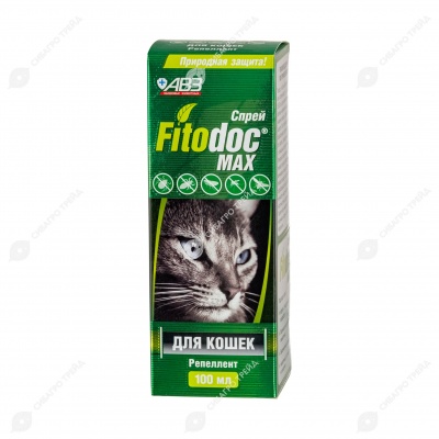 FITODOC МАКС спрей для кошек репеллентный, 100 мл.