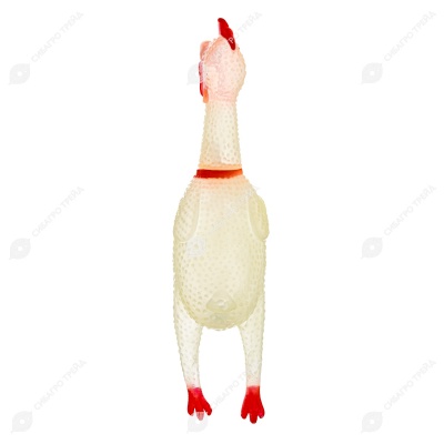 Игрушка-пищалка WOGY Курица (30 * 7 см) для собак, мигает