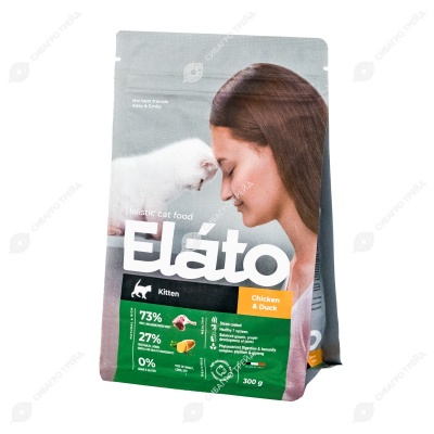 ELATO HOLISTIC для котят (КУРИЦА, УТКА), 300 г
