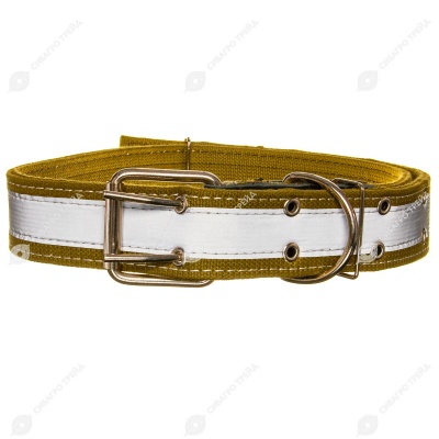 Ошейник брезентовый для КРС и лошадей 45(2), светоотражающий, 1,2 м, ZOOМИР