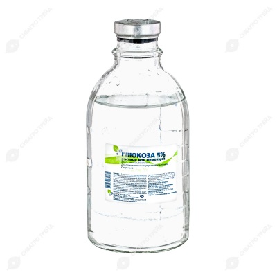 ГЛЮКОЗА 5%, 400 мл