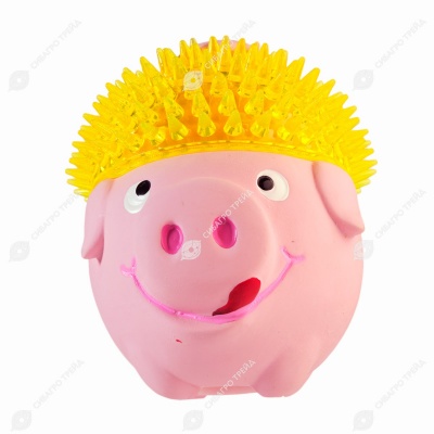 Игрушка ЛАТЕКС ZOO Свинка в шапке, 11 см