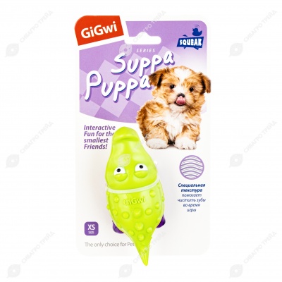 Крокодил с пищалкой, 10 см, GIGWI