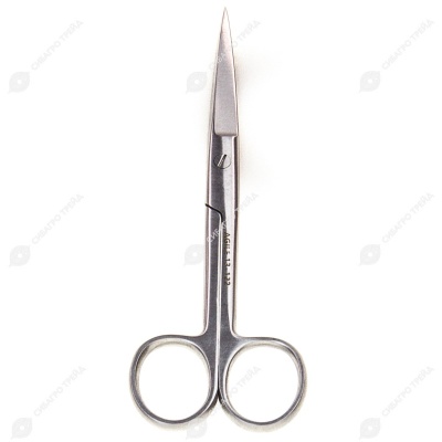 Ножницы прямые, с двумя острыми концами,140 мм