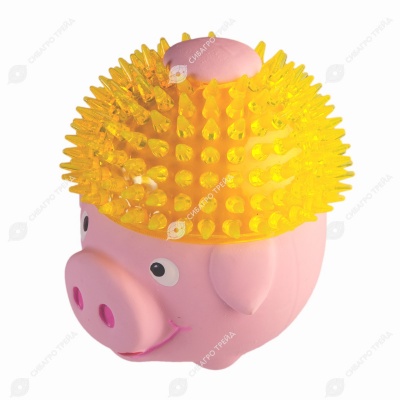 Игрушка ЛАТЕКС ZOO Свинка в шапке, 11 см