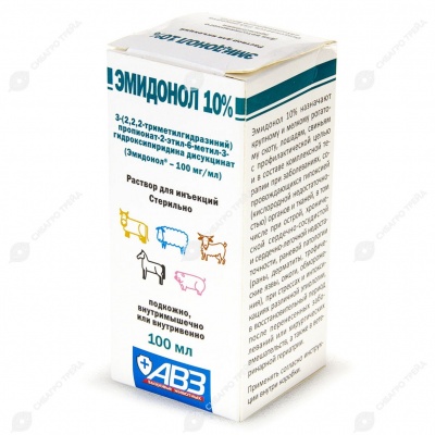 ЭМИДОНОЛ 10% раствор для инъекций, 100 мл