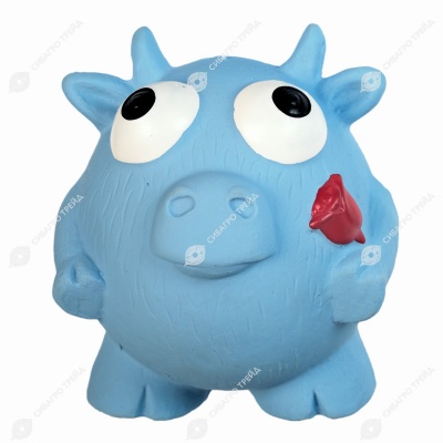 Игрушка ЛАТЕКС ZOO Корова, 7,5 см