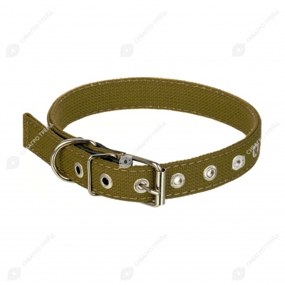 Ошейник №25 брезентовый (ДВОЙНОЙ), ЧК