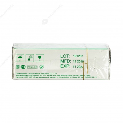 Лезвие хирургическое одноразовое стерильное из высокоуглеродной стали №24, 100 шт, ENSENT