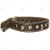 Ошейник №35 кожаный (СИНТЕПОН, УКРАШЕНИЕ), КАСКАД