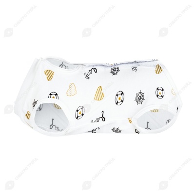 Попонка послеоперационная ПРЕМЬЕР трикотаж на липучке для кошек и собак №0 S