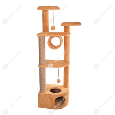 Домик-когтеточка МЕЧТА (35 * 45 * 160 см), BLACK CAT