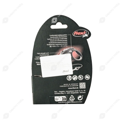 Рулетка CLASSIC XS (3 м, 8 кг) трос, красный, FLEXI