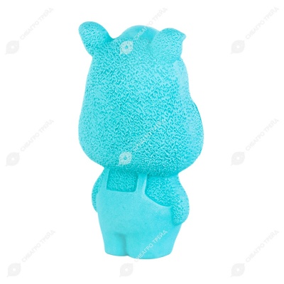 Игрушка-пищалка Бегемотик (14 * 8 * 6 см) для собак, латекс, микс, NUNBELL