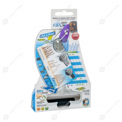 Расческа FOOLEE EASEE DOG LARGE Для кошек и собак крупных пород (9,5 см).
