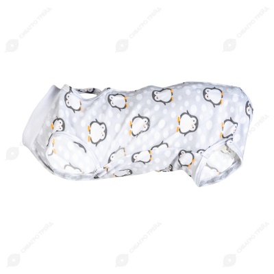 Попонка послеоперационная ПРЕМЬЕР трикотаж на липучке для кошек и собак №0,5 М