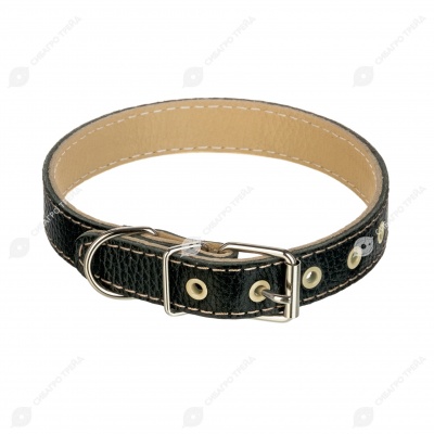 Ошейник №20 кожаный (ДВОЙНОЙ), ЧК