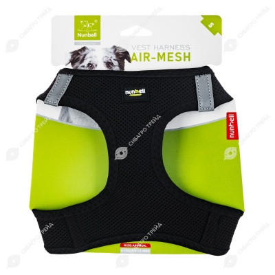 Шлейка-жилет для собак (обхват груди 36-44 см, 4-7 кг), анатомическая, размер M, микс, NUNBELL