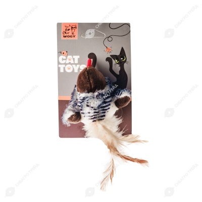 Игрушка WOGY Птичка (10 * 8 * 5 см) для кошек, поет