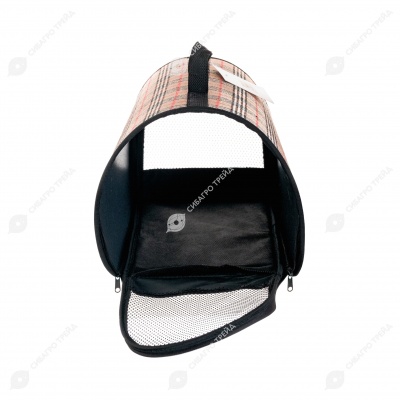 Сумка-переноска жёсткая САКВОЯЖ №3 (45 * 26,5 * 26,5 см), клетчатая, ЧИП