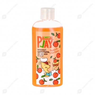 ANIMAL PLAY SWEET шампунь для щенков и котят ПЕРСИКОВЫЙ МАРЦИПАН, 300 мл
