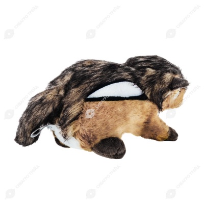 Игрушка-пищалка Бурундук для собак (30 * 10 * 9 см), мягкая, NUNBEL