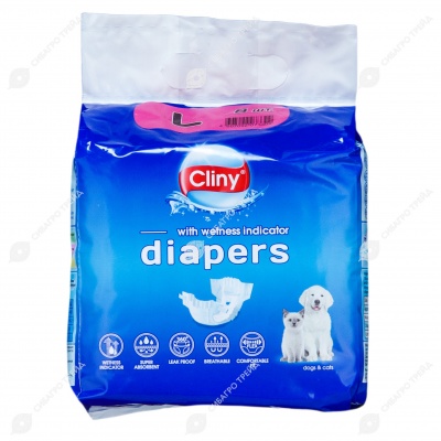 Подгузники CLINY, размер L (8 - 16 кг), 8 шт