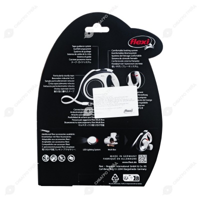 Рулетка COMFORT PLUS M (5 м, 25 кг) ремень, зеленый, FLEXI