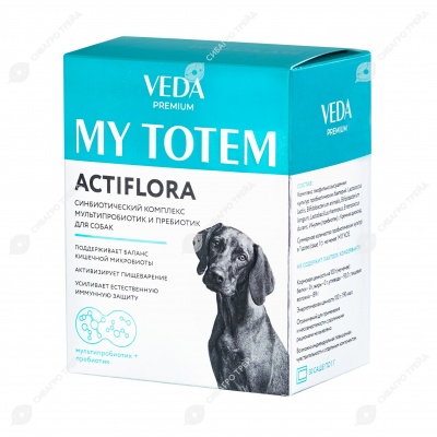 MY TOTEM ACTIFLORA синбиотический комплекс для собак (упак. 30 саше).