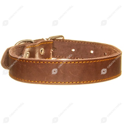 Ошейник №35 кожаный (ЩЕНЯЧИЙ), КАСКАД