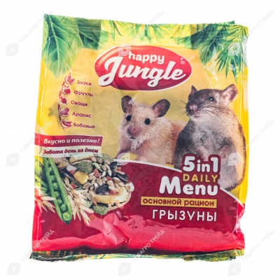 HAPPY JUNGLE корм для грызунов, 350 г