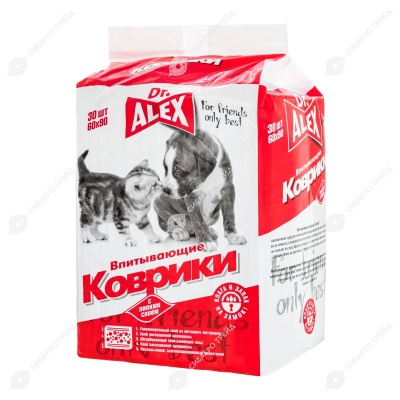 Пеленки-коврики для животных (60 * 90 см), 30 шт, DR.ALEX