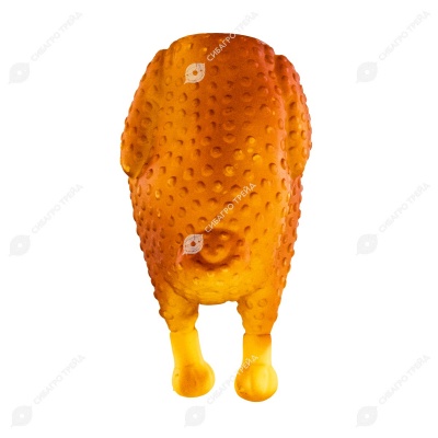 Игрушка-пищалка курица-гриль (14 * 7 * 7 см) для собак, NUNBELL