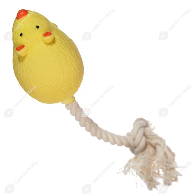 Игрушка ЛАТЕКС ZOO Мышь с канатным хвостом, 9 см