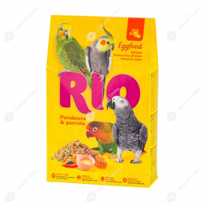 RIO яичный корм для средних и крупных попугаев, 250 г